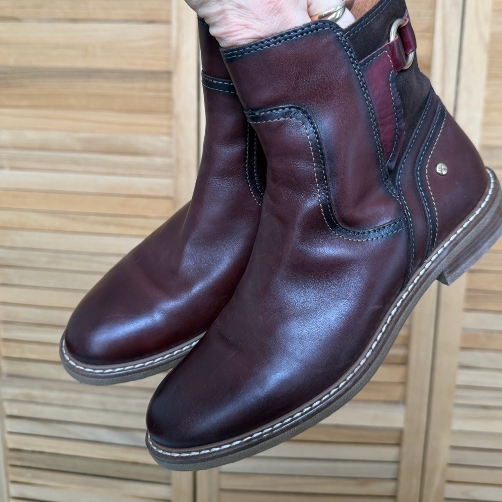 PIKOLINOS women Chukka Boots in Chestnut and Burgundy - Picture 16 of 16